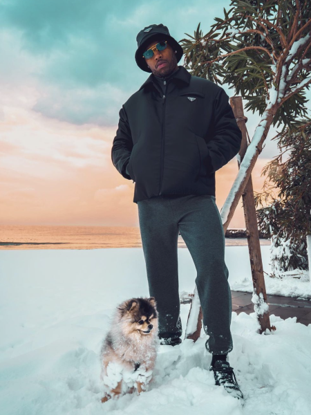 Daniel Sturridge with his dog Lucci